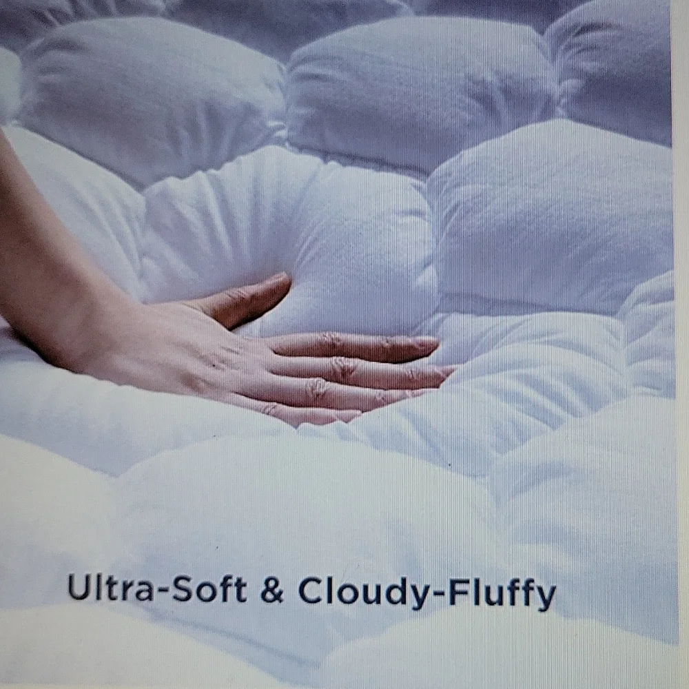 Bedsure fitted mattress pad white 18